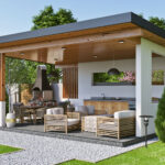 Modern Ahşap Kamelya – Stonewood Sütun 3,5 × 6 – özel üretim ahşap pergola