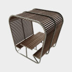 Metal Ahşap Kamelya – Stonewood Olivia – özel üretim ahşap pergola