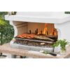 Teras Bahçe Barbeküsü – Stoneplus Yeşim 140 cm x 242 cm – ahşap banyo ve lavabo ünitesi detay görünümü 1