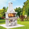 Teras Bahçe Barbeküsü – Stoneplus Yeşim 140 cm x 242 cm – ahşap banyo ve lavabo ünitesi detay görünümü 6