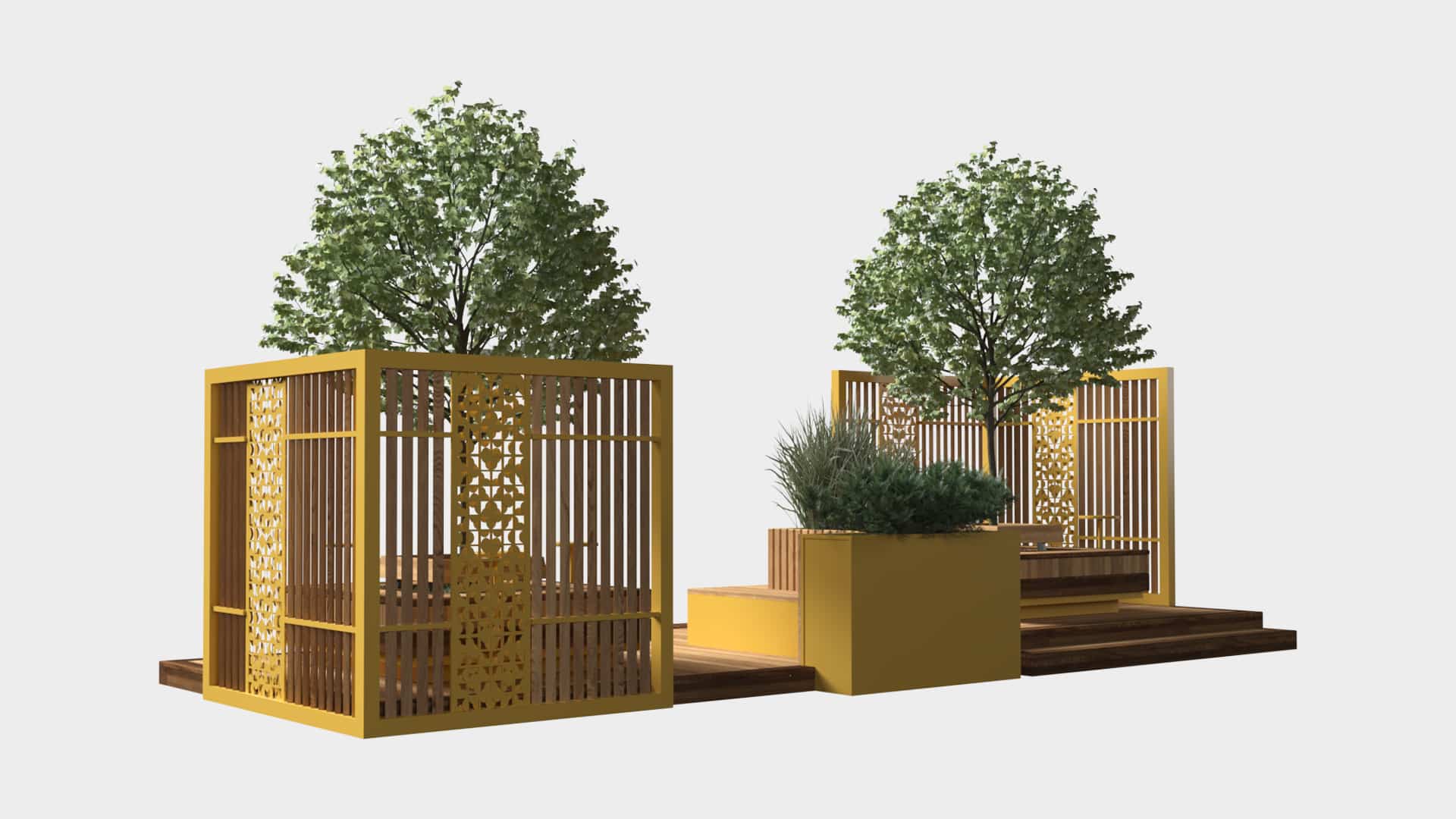 Modern Parklet – Stonewood Bal | Sedirhane Modern Parklet – Stonewood Bal – özel üretim özel üretim ahşap kapı