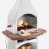 Bahçe Bahçe Barbeküsü – Stoneplus Nükse – ahşap banyo ve lavabo ünitesi detay görünümü 3