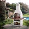 Bahçe Bahçe Barbeküsü – Stoneplus Nükse – ahşap banyo ve lavabo ünitesi detay görünümü 1