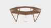 Ahşap Üçgen Halkalı Modern Pergola – Stonewood Çember – özel üretim ahşap pergola
