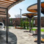 Ahşap Şemsiye Pergola Gölgelik – Üçlü Pergola – ahşap pergola detay görünümü 7