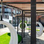 Ahşap Şemsiye Pergola Gölgelik – Üçlü Pergola – ahşap pergola detay görünümü 9