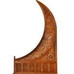 Yıldız Şekilli Ahşap Cami Minberi – özel üretim ahşap ürün detay görünümü 1