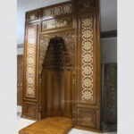 Modern Ahşap Cami Mihrabı – Model MH-0012 – özel üretim ahşap ürün detay görünümü 1