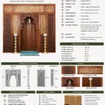 Ahşap Cami Mihrabı – WA-07 – özel üretim ahşap ürün detay görünümü 2