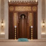 Ahşap Cami Mihrabı – WA-07 – özel üretim ahşap ürün detay görünümü 3