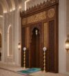 Ahşap Cami Mihrabı – WA-07 – özel üretim ahşap ürün detay görünümü 4