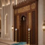 Ahşap Cami Mihrabı – WA-07 – özel üretim ahşap ürün detay görünümü 4