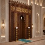 Ahşap Cami Mihrabı – WA-07 – özel üretim ahşap ürün detay görünümü 5
