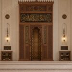Ahşap Cami Mihrabı – WA-05 – özel üretim ahşap ürün detay görünümü 2