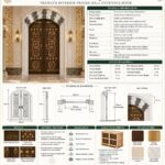 Kündekâri Ahşap Cami Kapısı KWD12 – özel üretim ahşap kapı detay görünümü 3