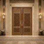 Kündekâri Wooden Door (KWD-05) – özel üretim ahşap kapı detay görünümü 1