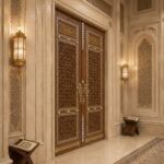 Kündekâri Wooden Door (KWD-05) – özel üretim ahşap kapı detay görünümü 2