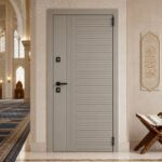 Modern Ahşap Cami Kapısı – özel üretim ahşap kapı detay görünümü 1