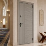 Modern Ahşap Cami Kapısı – özel üretim ahşap kapı detay görünümü 3