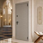 Modern Ahşap Cami Kapısı – özel üretim ahşap kapı detay görünümü 4