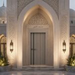 Özel Ölçü Mimari Ahşap Kapı – özel üretim ahşap kapı detay görünümü 1