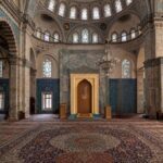 LED Aydınlatmalı Mihrap Minber Seti – özel üretim ahşap merdiven detay görünümü 1