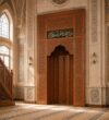 Özel Tasarım Ahşap Cami Mihrabı – Model MH-0031 – özel üretim ahşap ürün detay görünümü 1
