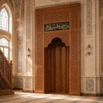 Özel Tasarım Ahşap Cami Mihrabı – Model MH-0031 – özel üretim ahşap ürün detay görünümü 1