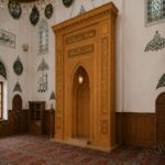 Modüler Ahşap Cami Mihrabı – özel üretim ahşap ürün detay görünümü 3