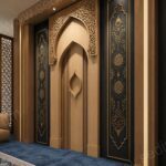 Modern Ahşap Cami Mihrabı – Model MH-0009 – özel üretim ahşap ürün detay görünümü 3