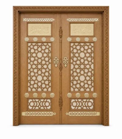 Kündekâri Ahşap Kapı Açık Ceviz – özel üretim özel üretim ahşap kapı