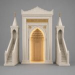 Luxury Marble Altar LED lighting 1
