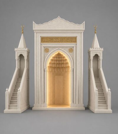 Luxury Marble Altar LED lighting 1