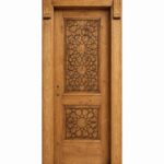 Mosque Door Design Natural Wood tamam