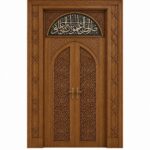Oak Wooden Mosque Door tamam