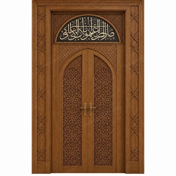 Hatlı Kemerli Cami Kapısı – özel üretim özel üretim ahşap kapı