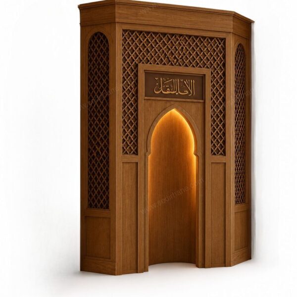 Ahşap Namaz Odası Mihrabı – özel üretim özel üretim ahşap ürün