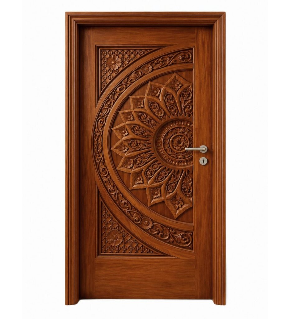 half mandala wooden door 1000x1100 1