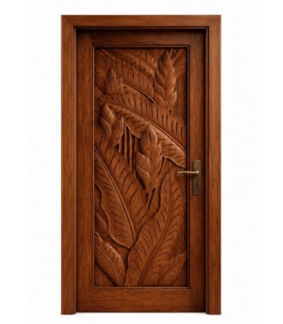 leaf carved wooden door 1000x1100 1