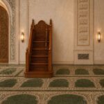 El Oyması İşlemeli Ahşap Cami Vaaz Kürsüsü – ahşap korkuluk detay görünümü 1
