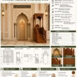 Üst Örtülü İşlemeli Ahşap Cami Minberi – ahşap korkuluk detay görünümü 4