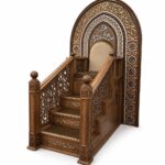 Selçuklu Motifli Ahşap Cami Vaaz Kürsüsü