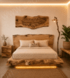Stonewood Mimoza Ahşap Yatak 210x115 – özel üretim ahşap bank