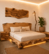 Stonewood Mimoza Ahşap Yatak 210x115 – ahşap bank detay görünümü 9