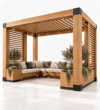 Stonewood Liora – Entegre Oturumlu Ahşap Pergola Lounge ürün görseli